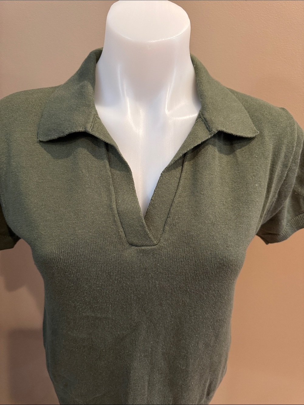J. Crew short sleeve sweater with linen